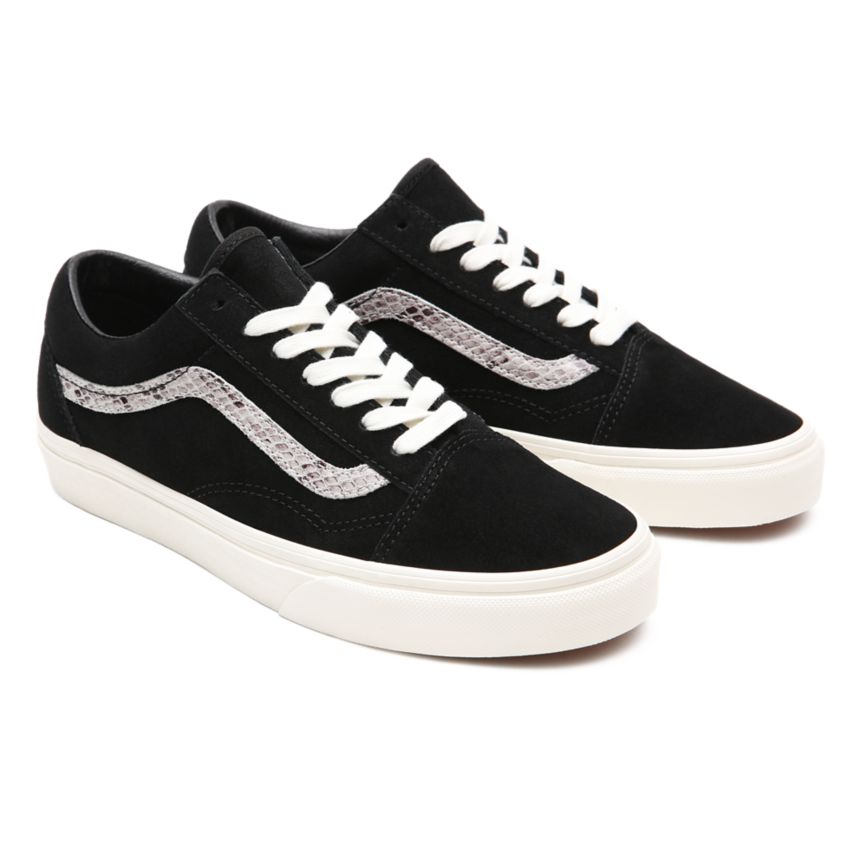 Vans Suede Snake Old Skool Dam Svarta - Vans Låga Skor Storleksguide (KQXBY6790)